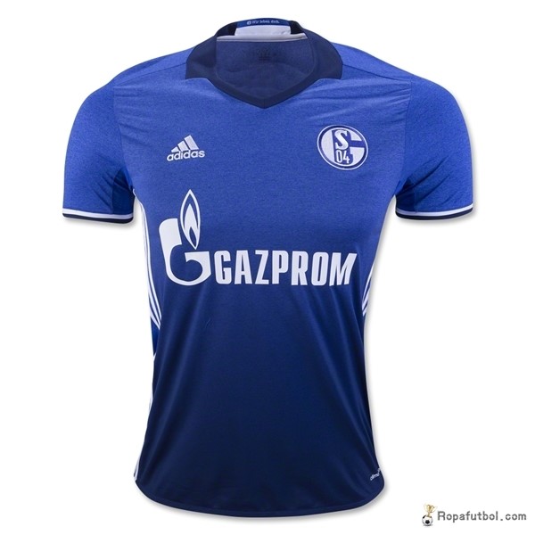 Tailandia Camiseta Schalke 4 Replica Primera Ropa 2016/17 Azul